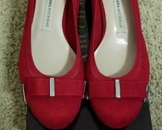 Dana Buchman Low Heel Pumps Sz 9 Darcy Red