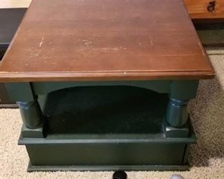 Wood End Table