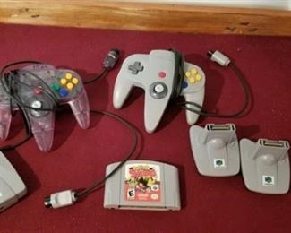 Nintendo Corded Controllers, Memory Packs and Game