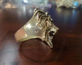 Lion Head Ring