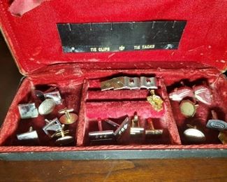 Cuff Links in Jewelry Box