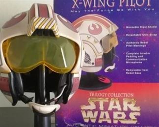 X-Wing Pilot Trilogy Collection Die Cast Metal Miniature Helmet