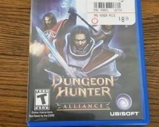 Playstation Vita Dungeon Hunter Alliance Game Rated T