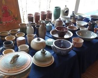 Vast array of pottery / earthenware / stoneware