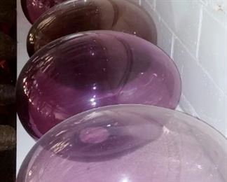 open ended glass balls 
great candle holders