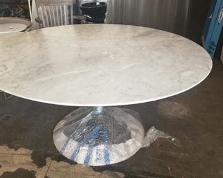Restoration Hardware Aero marble top table 