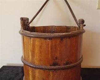 Antique Wooden Pail https://ctbids.com/#!/description/share/241774