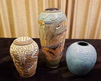 Jef Raasch Pottery Lot #1 https://ctbids.com/#!/description/share/242937