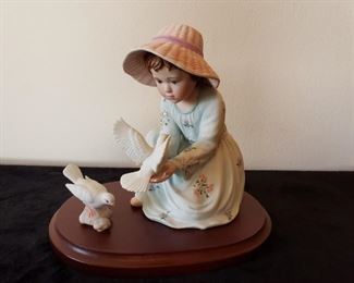 “Angelica with Doves” by Edna Hibl https://ctbids.com/#!/description/share/243777