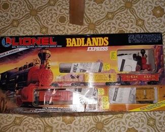 Lionel model railroad set Badlands Express
