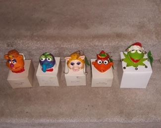Muppet Christmas ornaments , vintage
