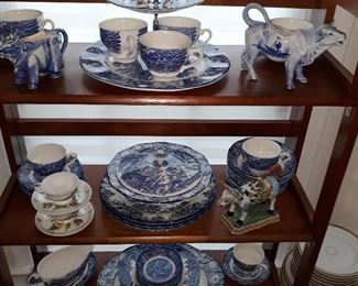 Staffordshire blue & white