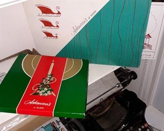 Vintage department store boxes