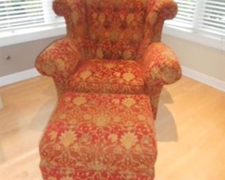Arm Chair with ottoman