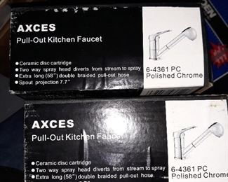 Access kitchen faucets. New in box
