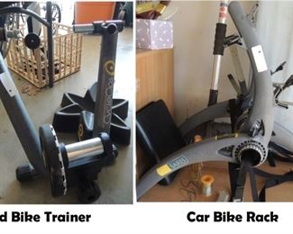 Bicycle - bike trainer and car carrier