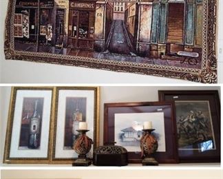 Framed art and wall decor