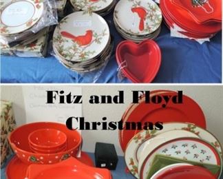 Fitz and Floyd Holly and Cardinal Holly