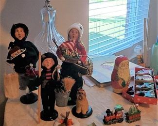 Christmas trees, ornaments, vintage ornaments, carolers