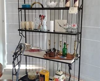 Heavy Iron and marble Baker's Pie Rack