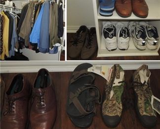 Wardrobe Men's size 70.  12 Shoes