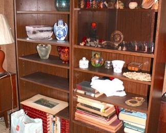 Bookshelves with Storage Below