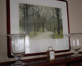 Art and Decorative - Signed Lithograph of Central Park