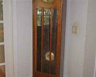 Antique 1930s Waterfall Grandfather Clock