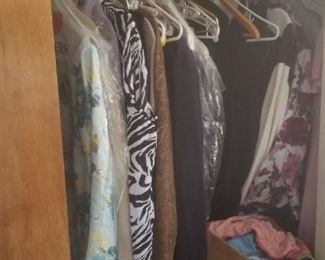 clothing , many vintage pieces