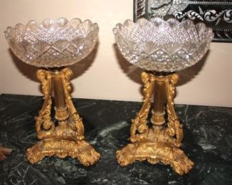Pair of Bowls on Pedestals