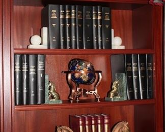 Books and Brick-A-Brac - Small Globe and 3 Pairs of Book Ends