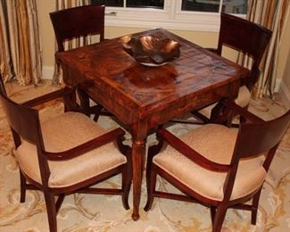 Great Game Table with 4 Chairs