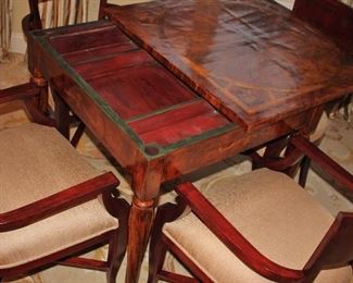 Great Game Table with 4 Chairs
