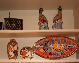 Colorful Decorative Items throughout!