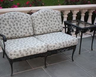 Patio Furniture – Sofa & Side Table