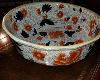 Ironstone, Wash Basin,  Gaudy Welsh