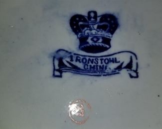 Ironstone, Wash Basin,  Gaudy Welsh