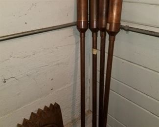 Copper Tiki Torches 