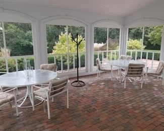 Patio Tables, Matching Set, Hall Tree 