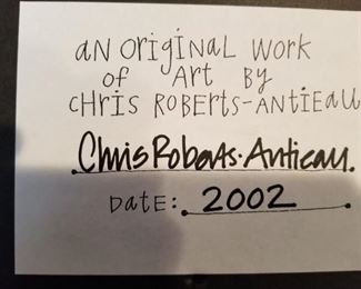 Original Art, Chris Roberts Antieau