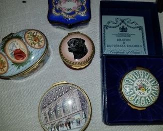 English Trinket boxes, 