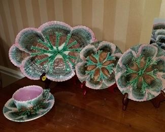 Etruscan  Majolica, Seeweed and Shells 