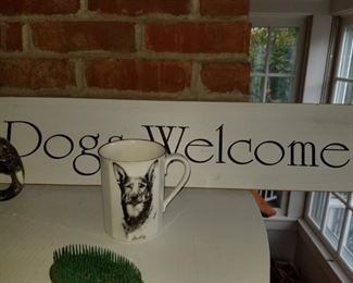 Boehm Porcelain Dog mug 