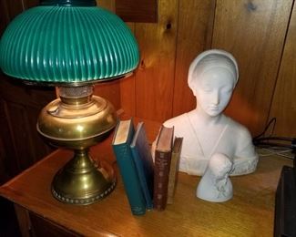 White Carved Carrara  Marble Bust 