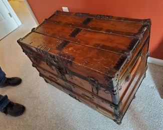 Refurbished Antique Trunk
