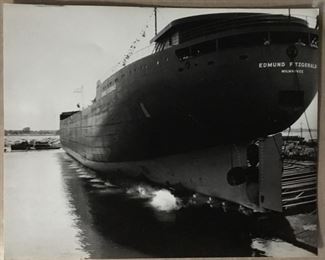Press photo of the Edmund Fitzgerald ... 100’s more to see! Some have notations on back and clippings from actual printing! WHAT A FIND!