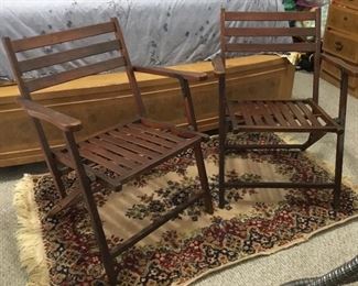 Antique Folding Chairs, 2