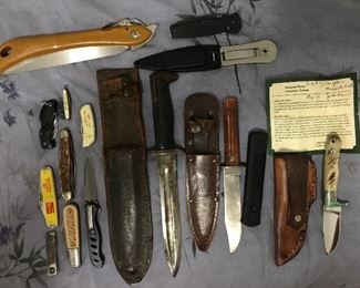 Knives .... many sizes, brands and styles