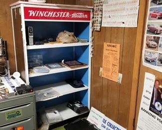 Winchester Western Metal Store Display 