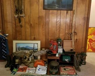 Camping accessories 
Kentucky Colonel apparel 
Hunting items
Bow and gun cases